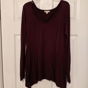 Maroon long sleeve